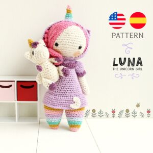 Luna Unicorn Amigurumi Pattern Lululoop Crochet