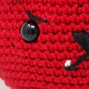 Gato Amigurumi- Ceja