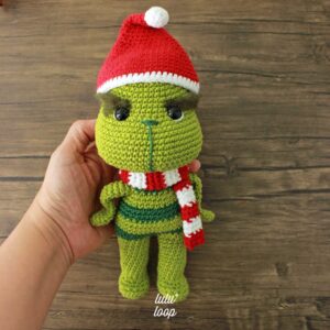 Grinch Amigurumi Pattern by Lulu Loop Crochet