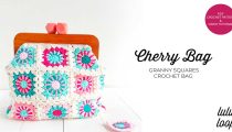 Crochet Granny Squeare Bag Pattern and Video Tutorial by Lulu Loop Crochet