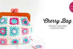 Crochet Granny Squeare Bag Pattern and Video Tutorial by Lulu Loop Crochet